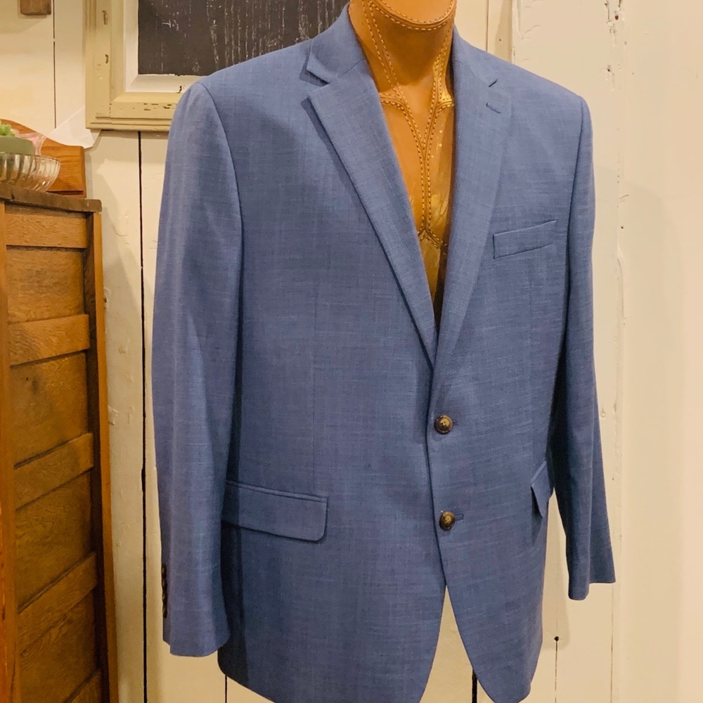 Blue Chaps Two Button Blazer/Sports Jacket